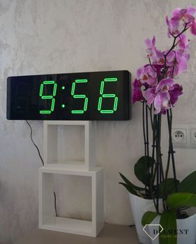 Zegar cyfrowy JVD z zielonym wyświetlaczem LED DH1.3 ✅ Zegar z wyświetlaczem godziny w kolorze zielonym o wysokości cyfr 13 cm ✅ (11).JPG