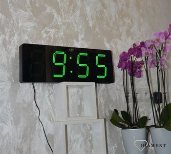 Zegar cyfrowy JVD z zielonym wyświetlaczem LED DH1.3 ✅ Zegar z wyświetlaczem godziny w kolorze zielonym o wysokości cyfr 13 cm ✅ (4).JPG