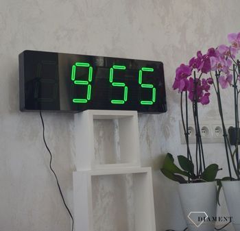 Zegar cyfrowy JVD z zielonym wyświetlaczem LED DH1.3 ✅ Zegar z wyświetlaczem godziny w kolorze zielonym o wysokości cyfr 13 cm ✅ (5).JPG