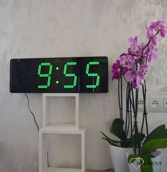 Zegar cyfrowy JVD z zielonym wyświetlaczem LED DH1.3 ✅ Zegar z wyświetlaczem godziny w kolorze zielonym o wysokości cyfr 13 cm ✅ (8).JPG