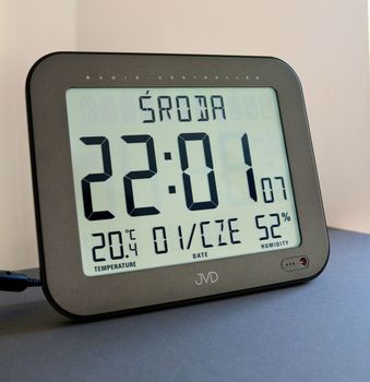 Zegar cyfrowy JVD stacja pogody sterowana radiowo DH9363.1. zegar z polskim menu ✓zegar z polskim datownikiem (1).JPG