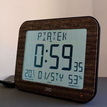 Zegar cyfrowy JVD stacja pogody sterowana radiowo DH9363.2.  zegar z polskim menu ✓zegar z polskim datownikiem  (2).JPG