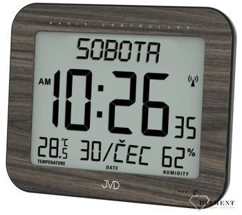 Zegar cyfrowy JVD stacja pogody sterowana radiowo DH9363.2.  zegar z polskim menu ✓zegar z polskim datownikiem ✓ Zegary cyfrowe ✓Zegary sterowane radiem✓ Zegary na biurko✓.jpg