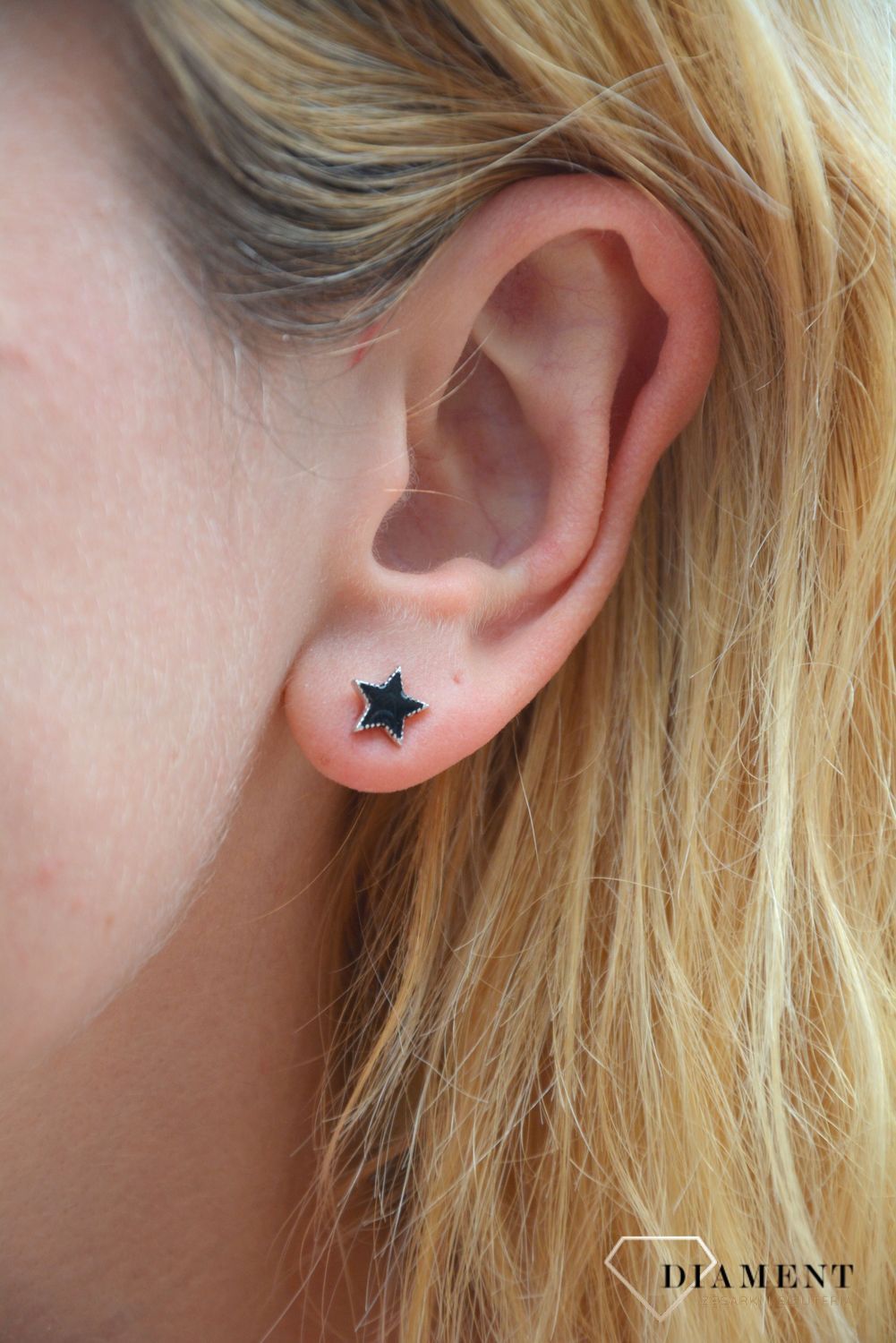 Kolczyki Infinity DHKZ0136 czarne gwiazdki.jpg