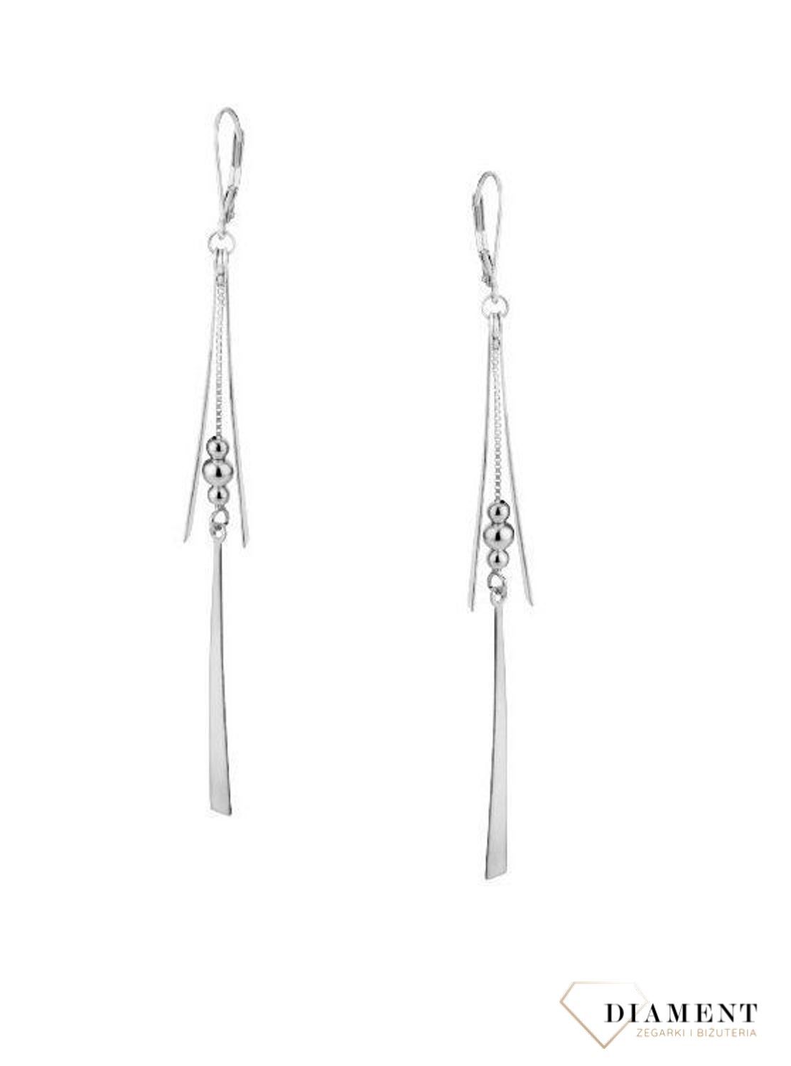 Kolczyki srebrne wiszące DHKZ0139 wiszące blaszki-001.jpg
