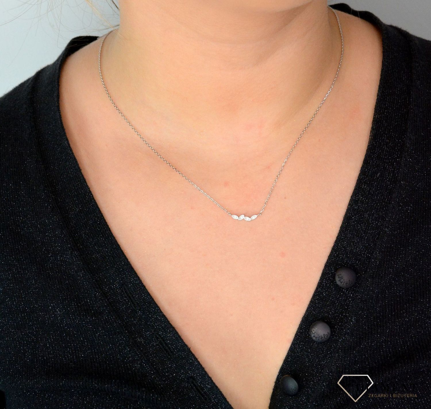 Naszyjnik srebrny Infinity DHNZ005642 z cyrkoniami.jpg