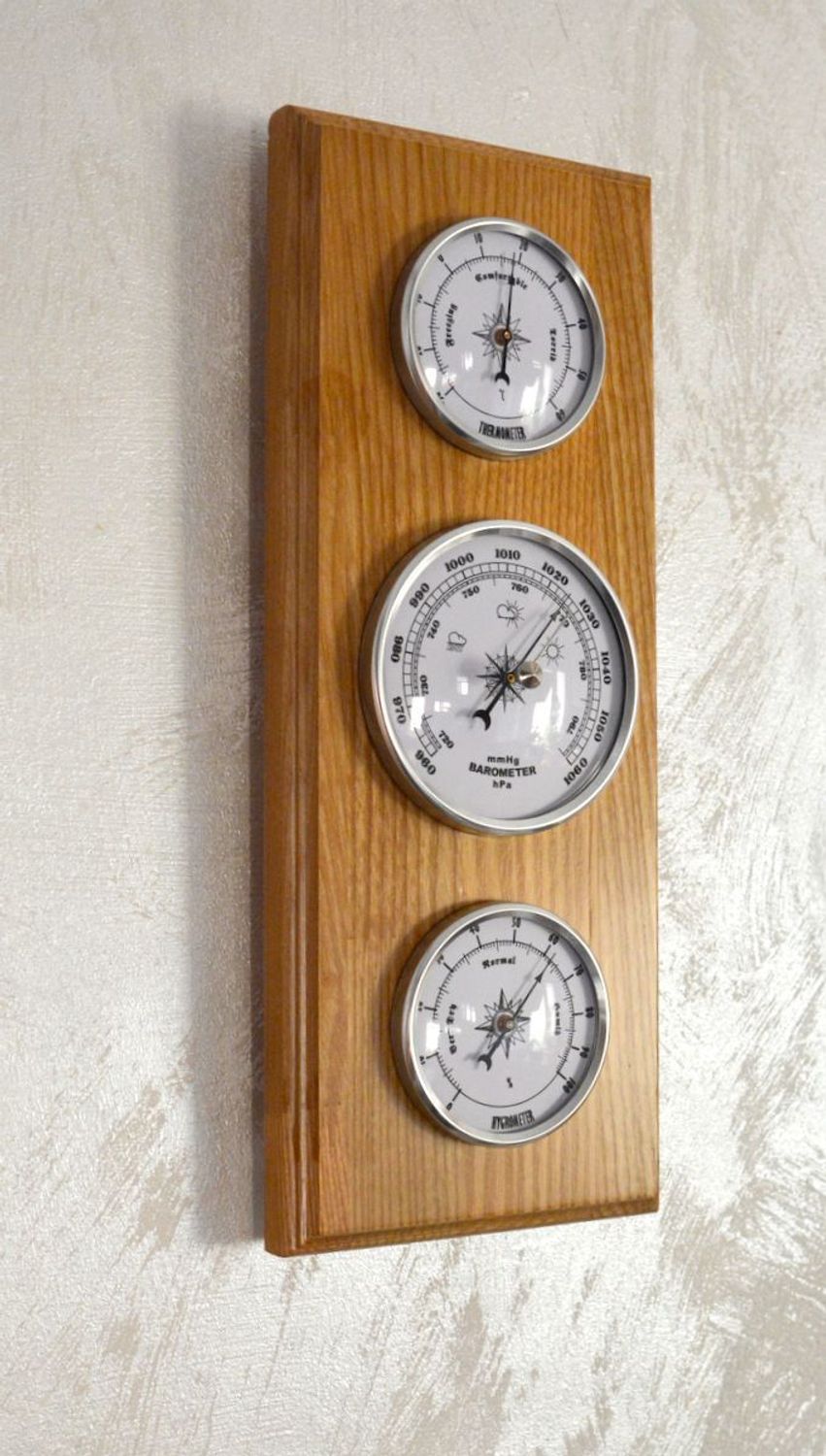 Drewniana stacja pogody JVD Barometr Higrometr Termometr BA233.68.jpg