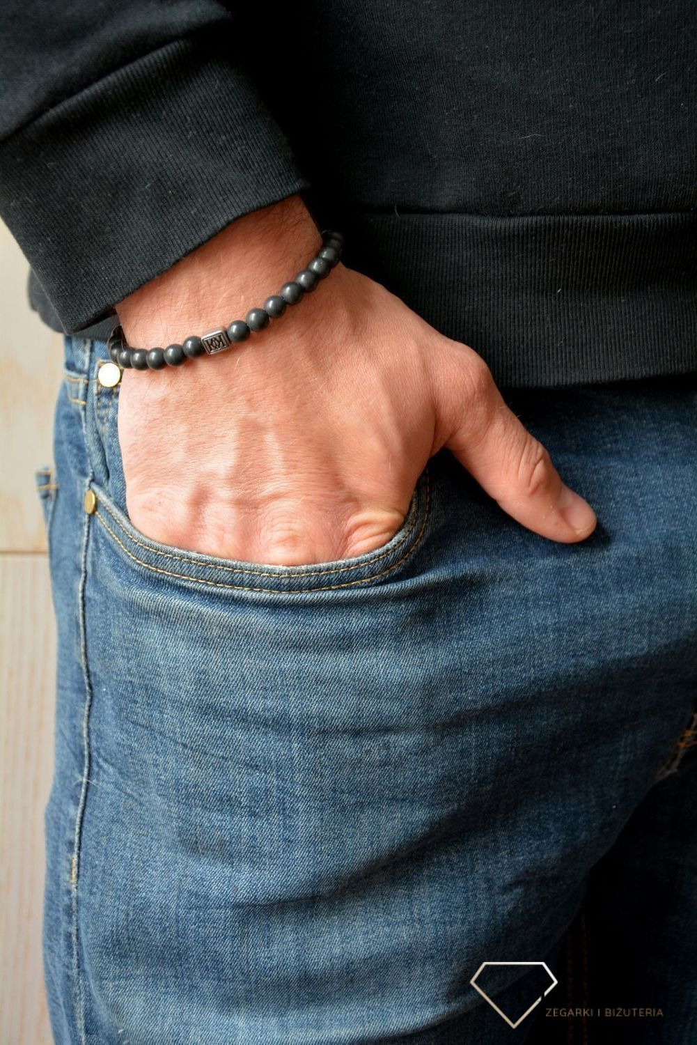 Bransoletka męska onyks czarna DIA-BRA-0026-STALd.jpg
