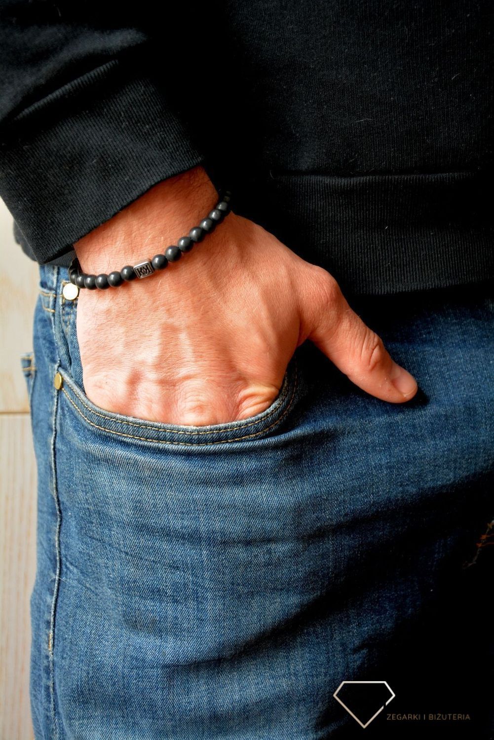 Bransoletka męska onyks czarna DIA-BRA-0026-STALd.jpg