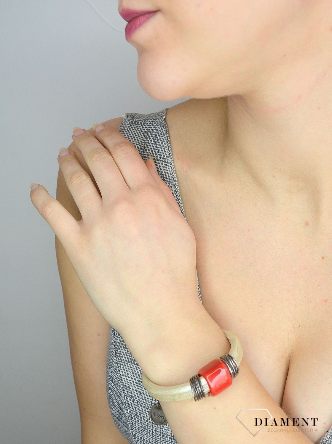 Bransoletka damska I Love football By Dziubeka. Bransoletka damska.jpg