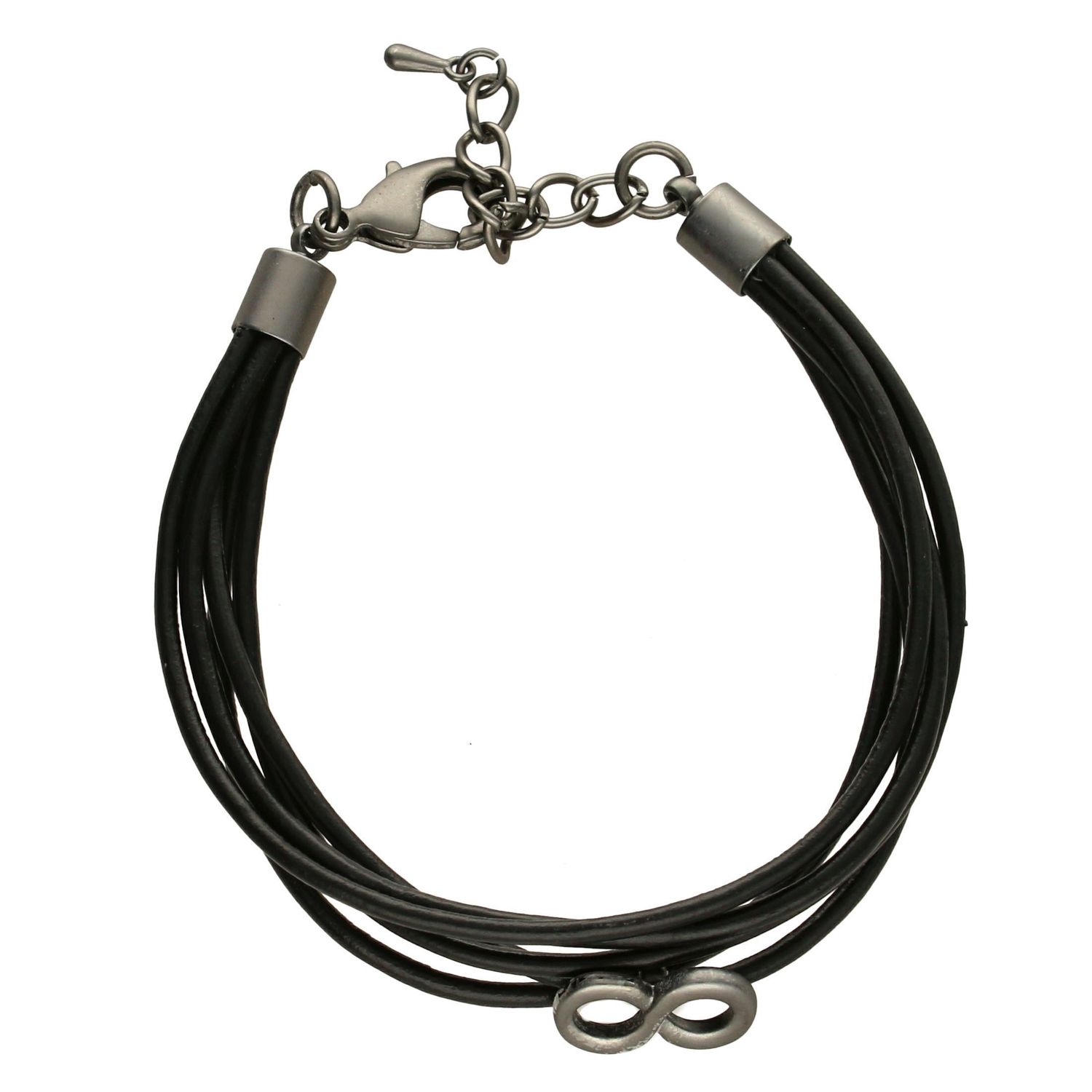 Bransoletka rzemyki z nieskończonością DIA-BRA-0059-MET.jpg