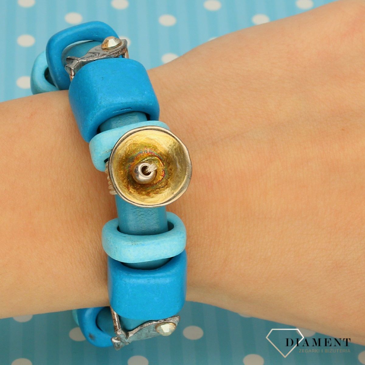 Bransoletka damska w niebieskiej kolorystyce DIA-BRA-0210-INNE (1).jpg