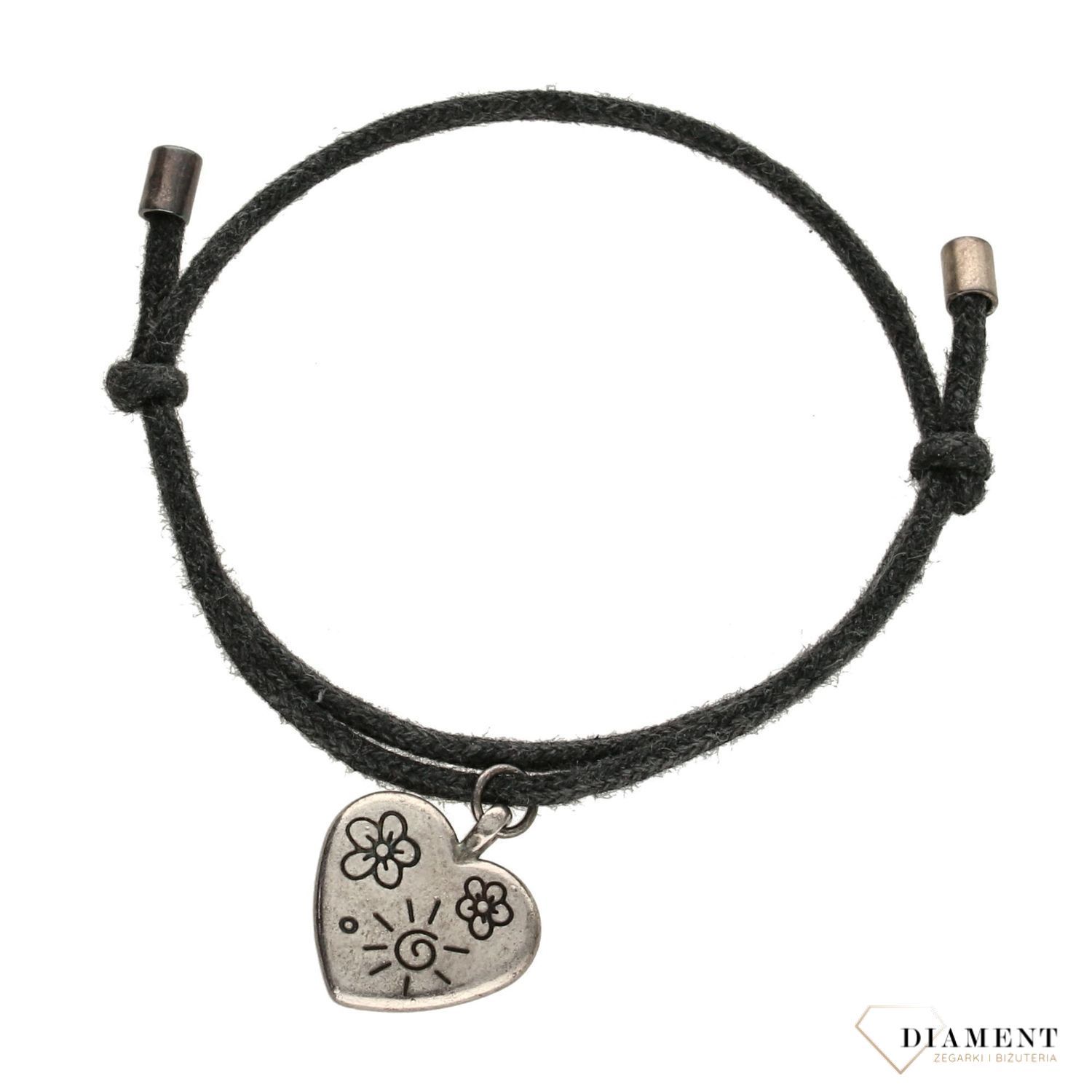 Bransoletka na sznurku czarna z serduszkiem DIA-BRA-0211-MET (1).jpg