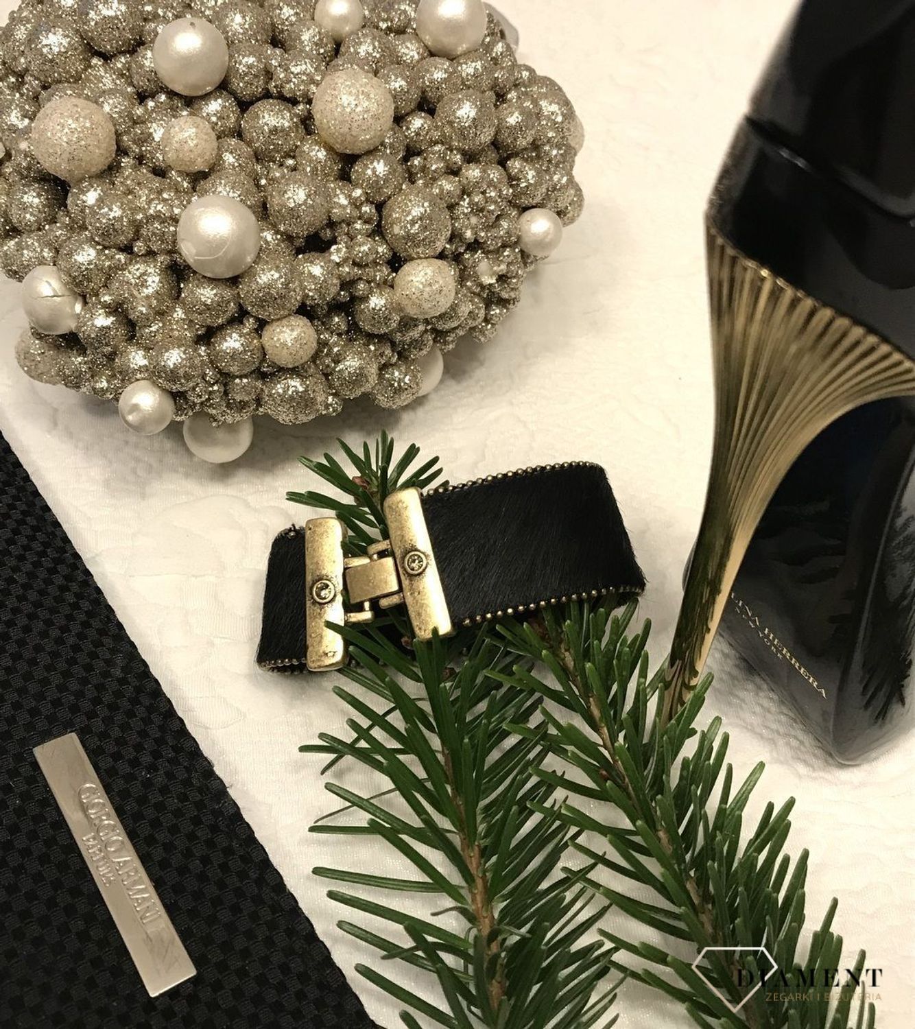 Bransoletka czarna cyrkonie By dziubeka ✓Biżuteria damska✓ Prezent dla mamy✓ Czarne bransoletki✓4.jpg