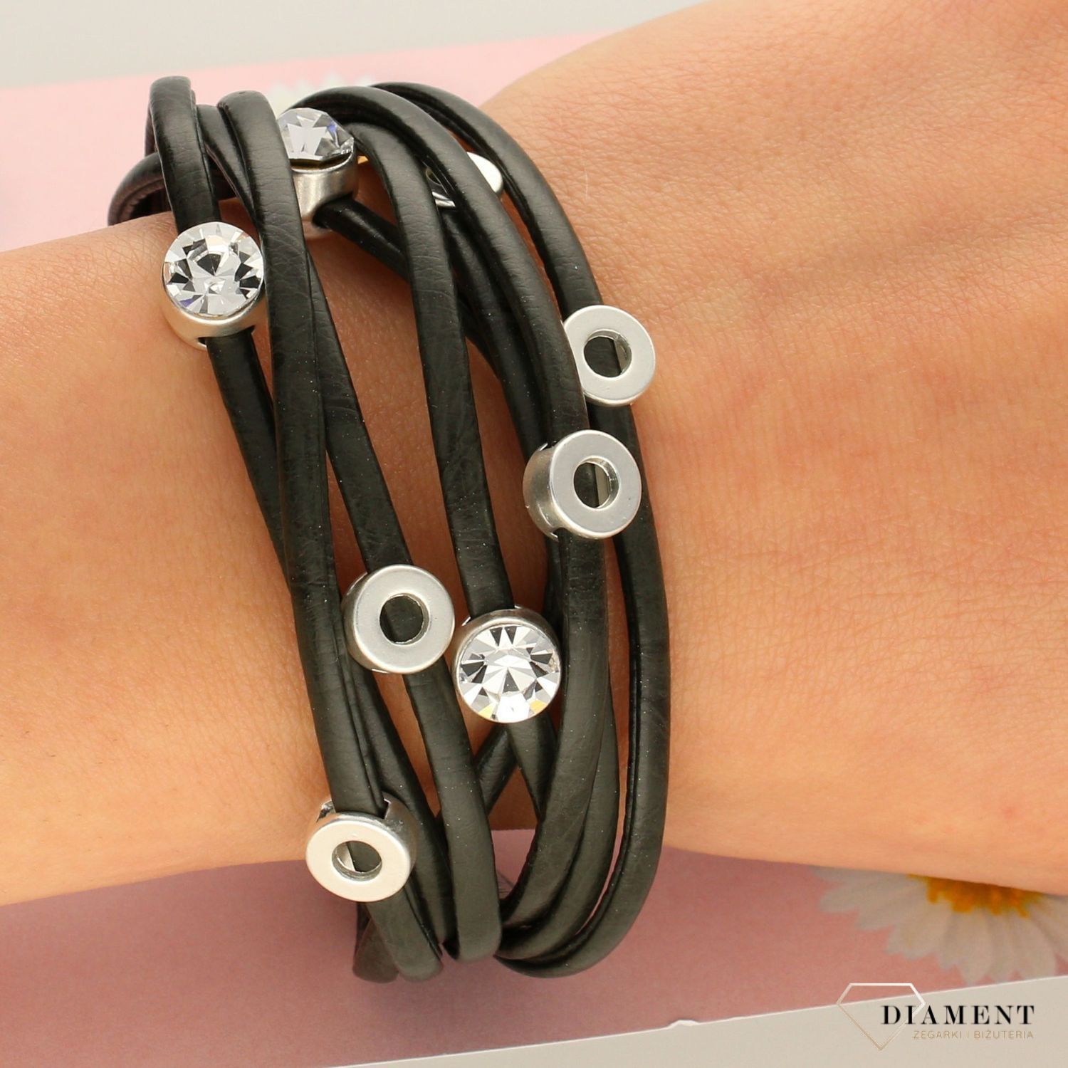 Bransoletka damska kilka pasków z cyrkonią DIA-BRA-0250-INNE (1).jpg