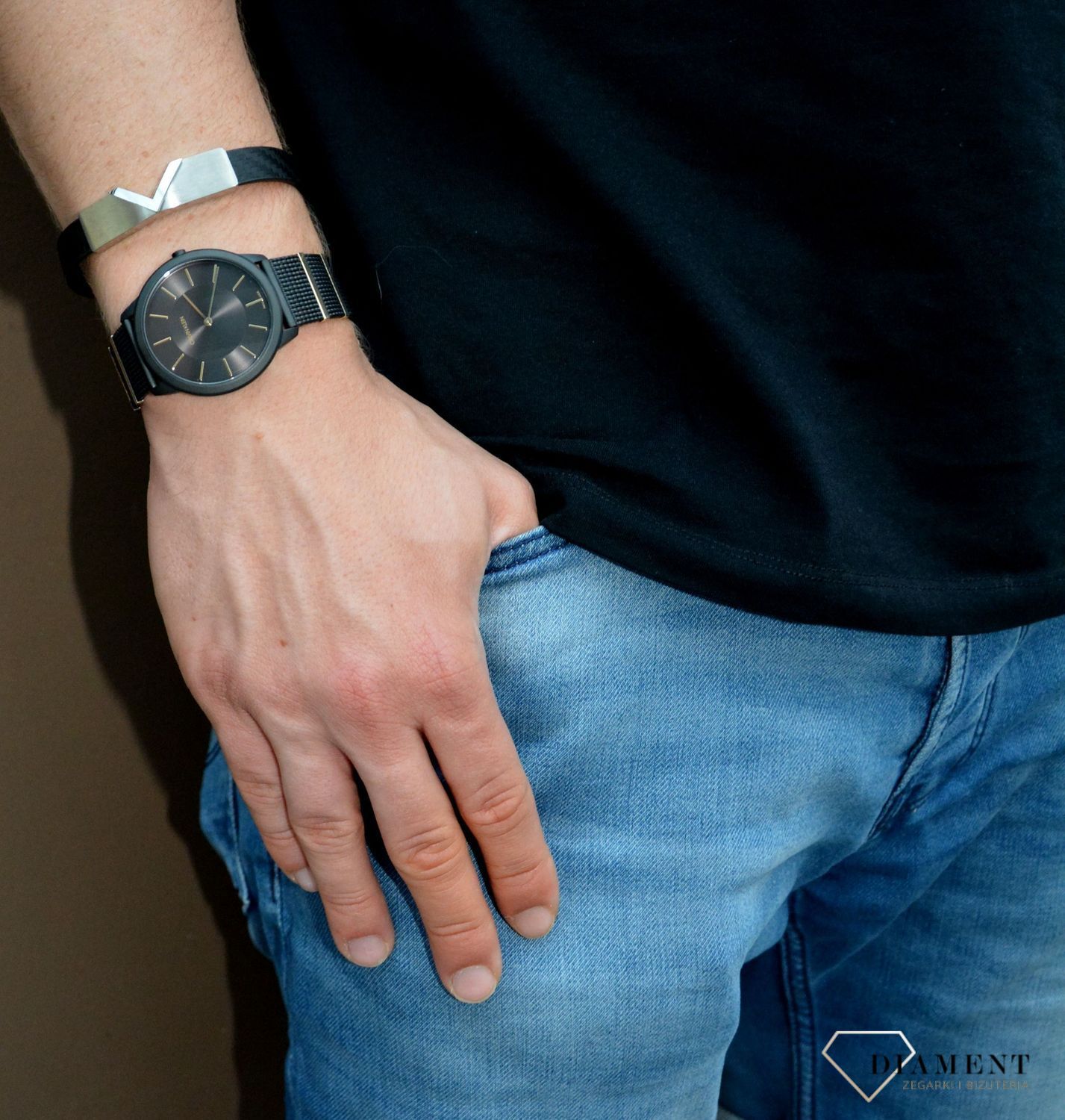 Bransoletka męska 'Blaszka do graweru V' DIA-BRA-0274-STAL.jpg