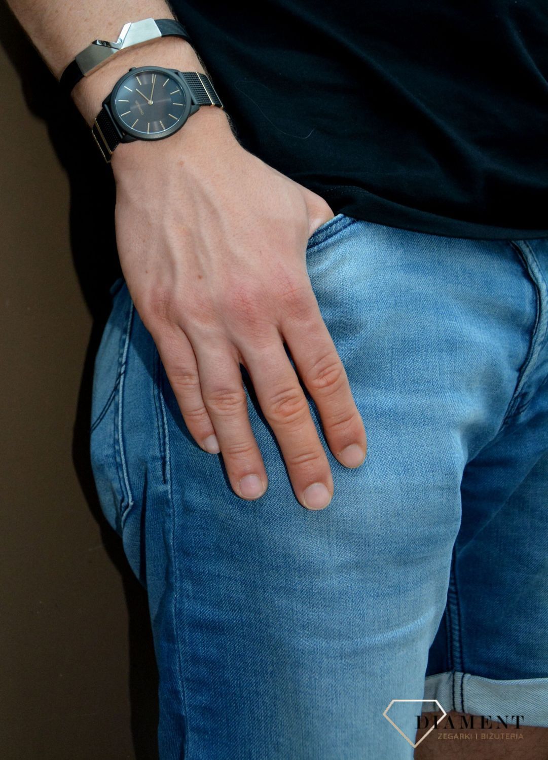 Bransoletka męska 'Blaszka do graweru V' DIA-BRA-0274-STAL.jpg