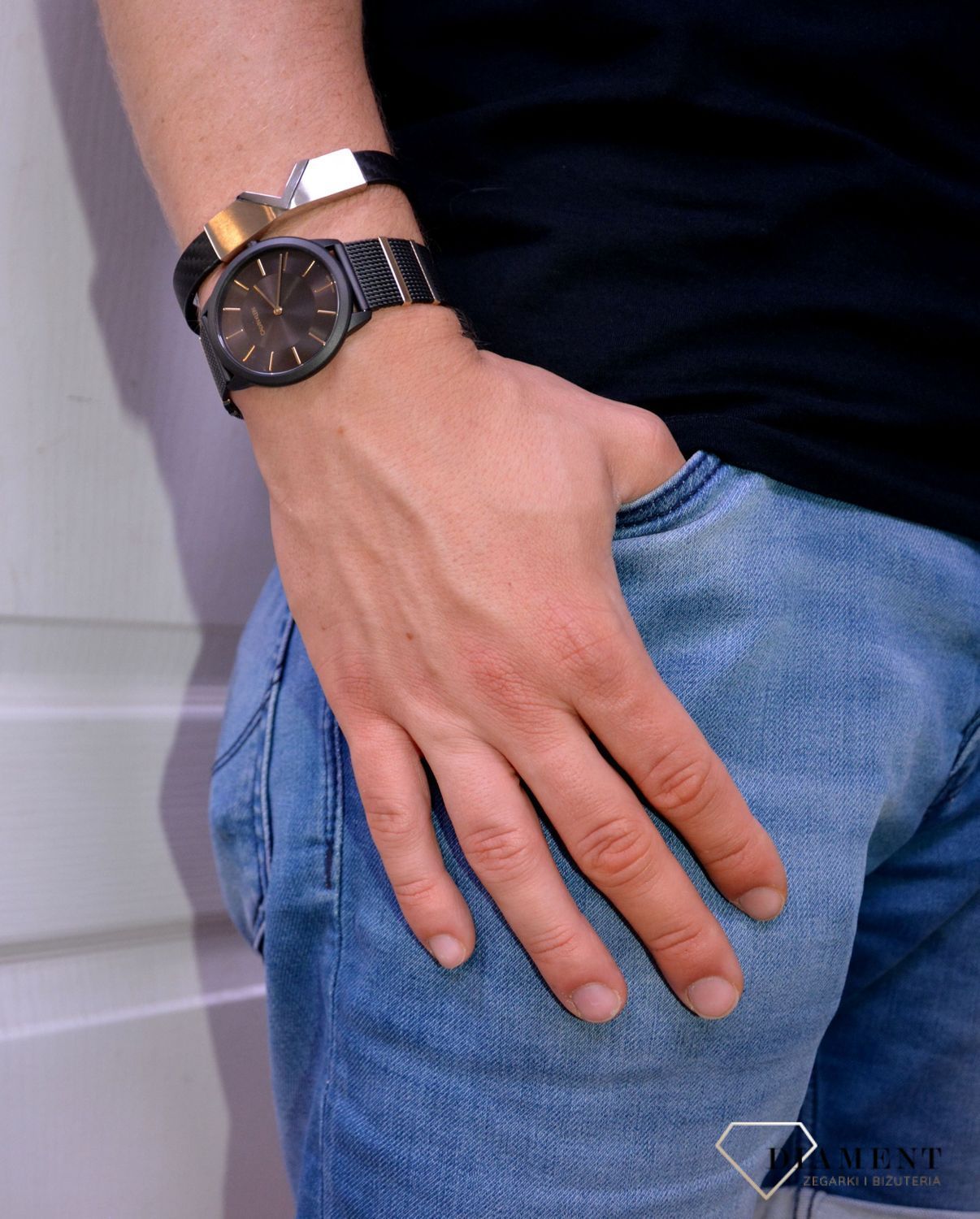 Bransoletka męska 'Blaszka do graweru V' DIA-BRA-0274-STAL.jpg