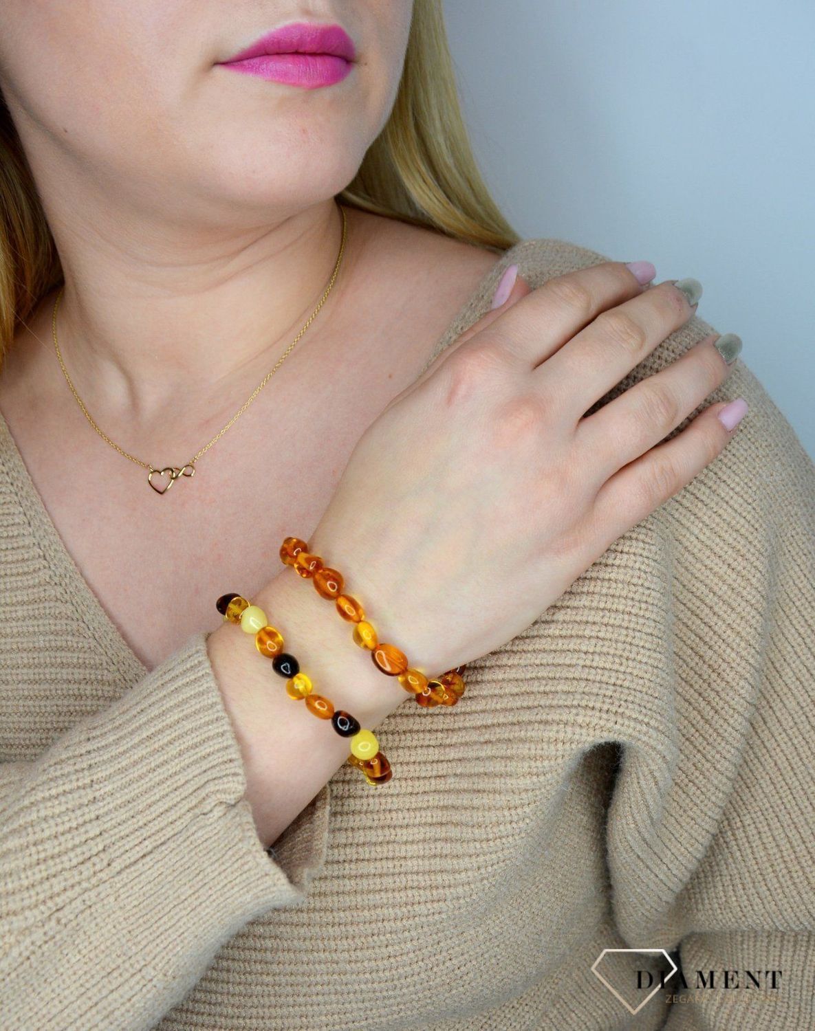 Bransoletka bursztyn na żyłce DIA-BRA-0584-INNE.jpg