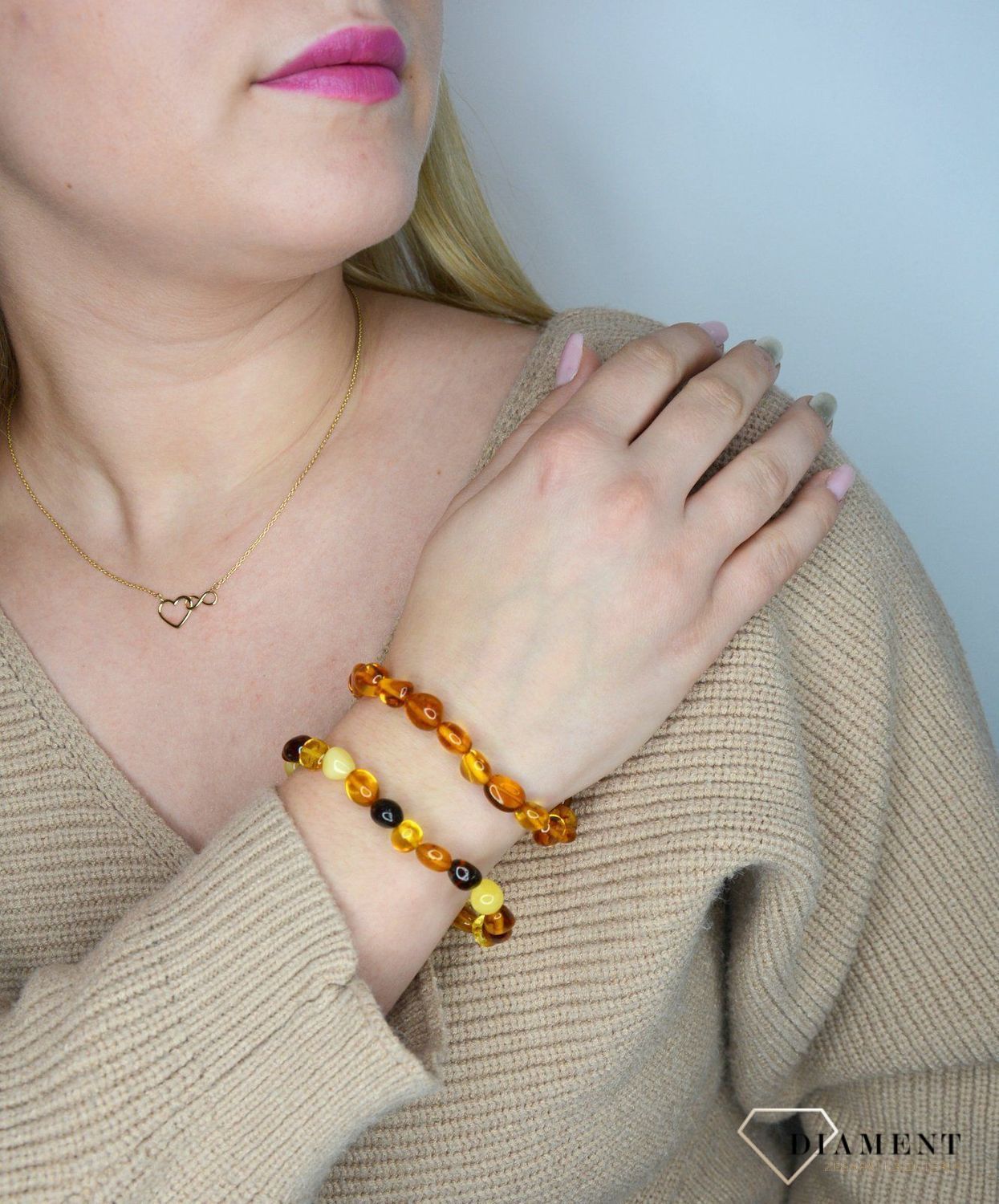 Bransoletka bursztyn na żyłce DIA-BRA-0584-INNE.jpg