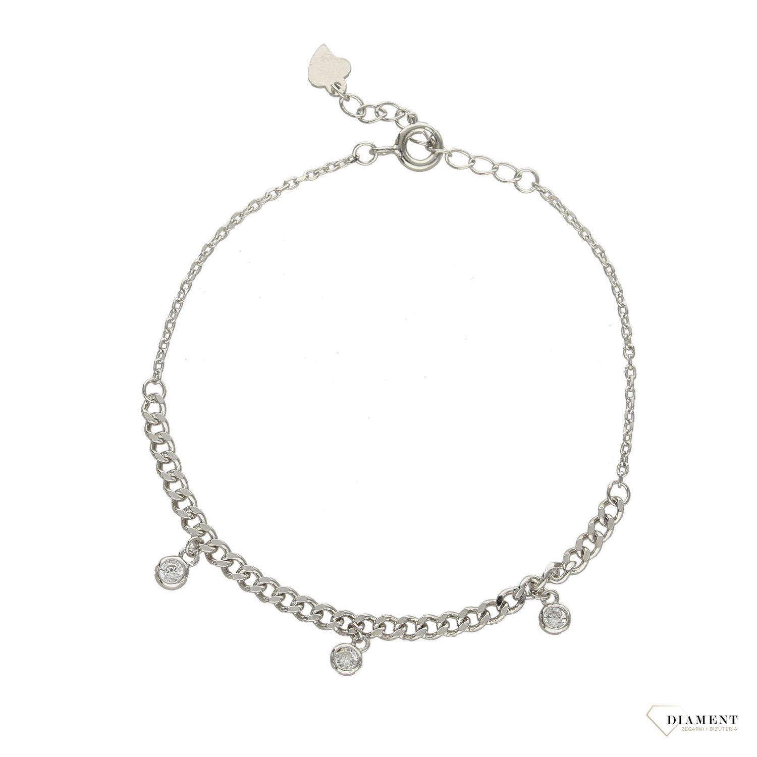 Bransoletka srebrna celebrytka damska z cyrkonią (1).jpg