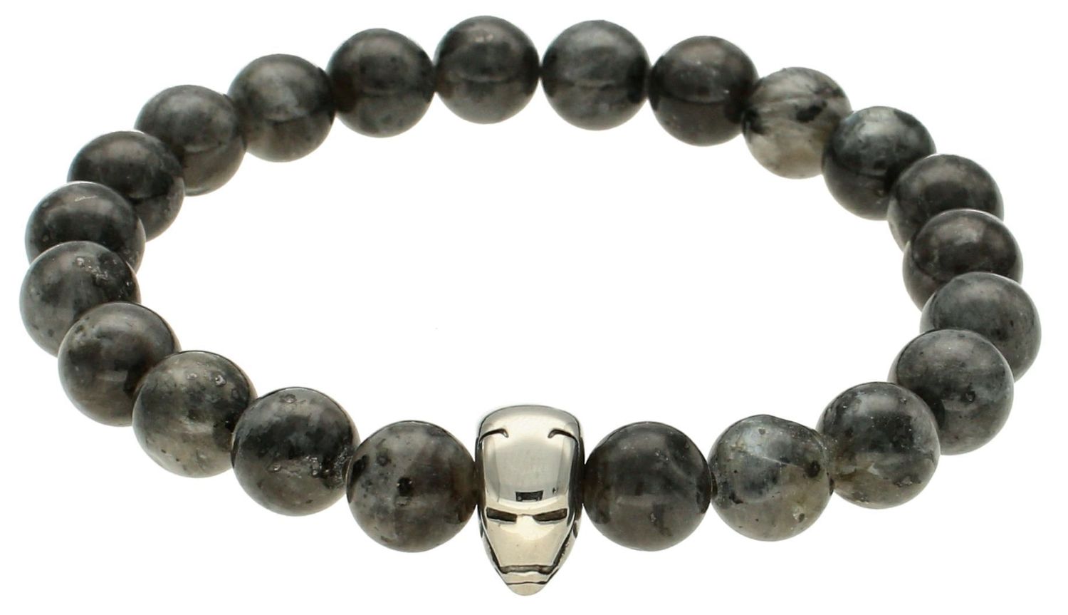 Bransoletka męska z kamieniem naturalnym Onyks DIA-BRA-10072-INNE. Bransoletka męska z czaszką. Bransoletka męska z kamieniami naturalnymi. Bransoletka męska w formie koralików. Pomysł na prezent (1).jpg