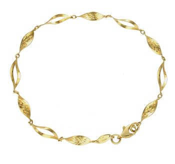 Złota bransoletka damska o formie skręconych, wygrawerowanych sopelków 585 DIA-BRA-10472-585 (2).jpg
