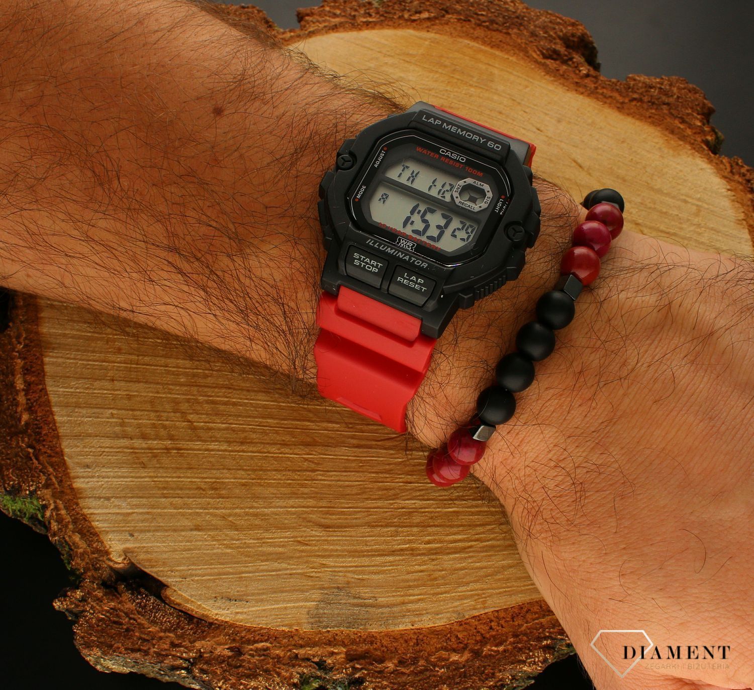 Bransoletka damska z kamieniami naturalnymi onyks, jaspis morski DIA-BRA-10510-INNE.jpg