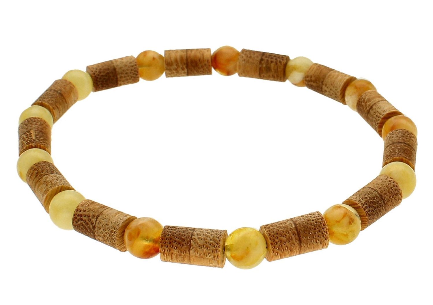 Bransoletka męska z mlecznym bursztynem i drewnem DIA-BRA-10537-INNE (2).jpg