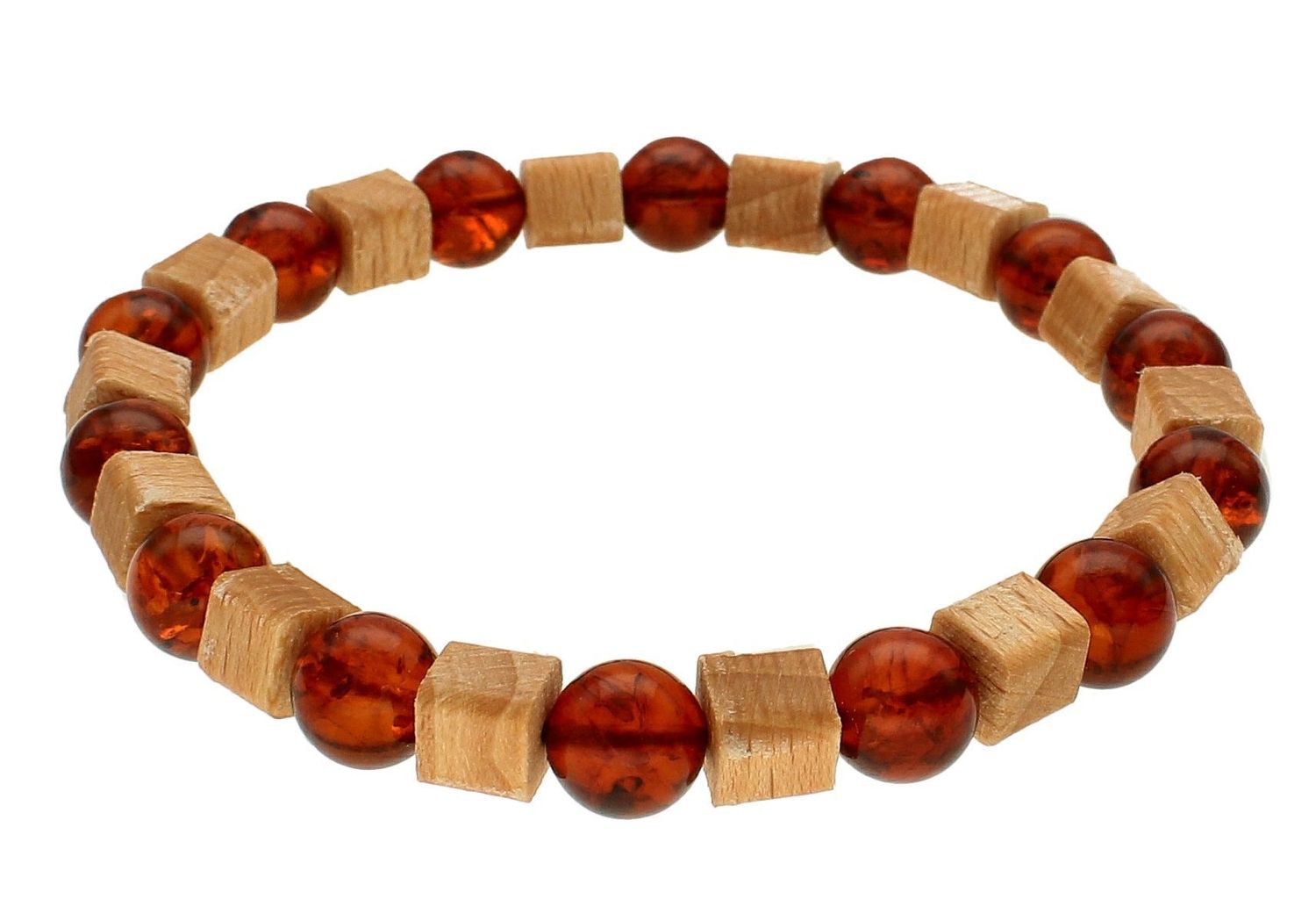 Bransoletka męska z koniakowym bursztynem i drewnem DIA-BRA-10538-INNE (2).jpg