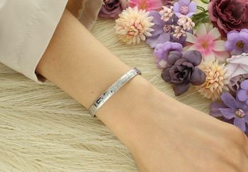 Bransoletka damska srebrna próba 925, droga grecka DIA-BRA-10825-925.Elegancka bransoletka damska wykonana z wysokiej jakości srebra próby 925, model droga grecka 2.jpg