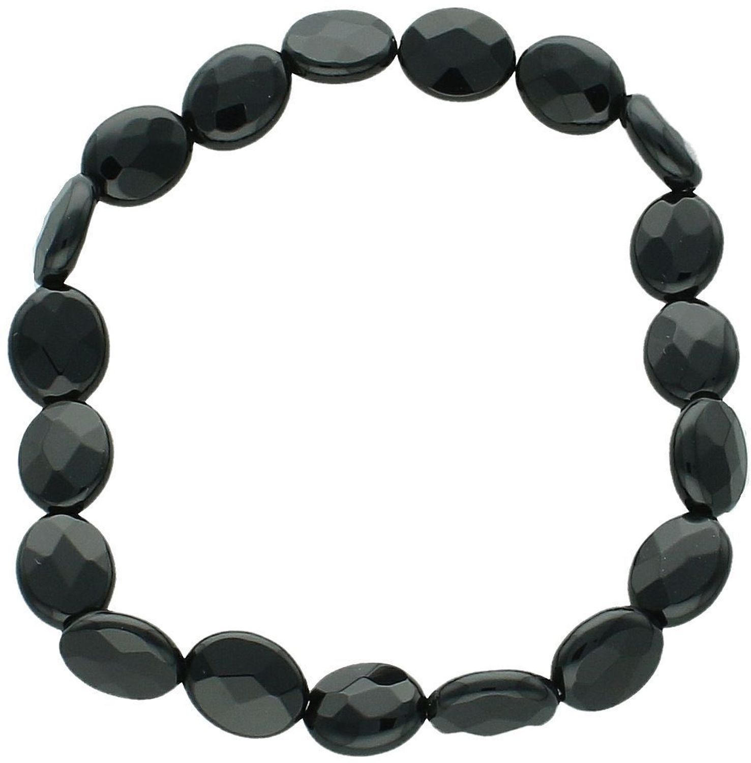 Bransoletka z czarnych fasetowanych kamieni – elastyczna, na gumce — kopia.jpg