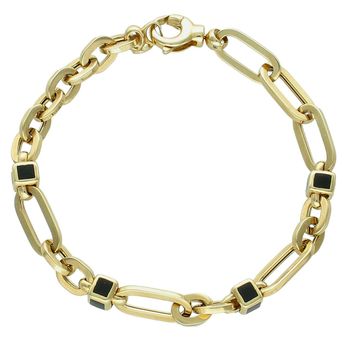 Bransoletka złota spinaczowa pr 585, DIA-BRA-10997-585 Złota bransoletka wykonana z 14 karatowego żółtego złota. Bransoletka to idealny pomysł na prezent.1.jpg