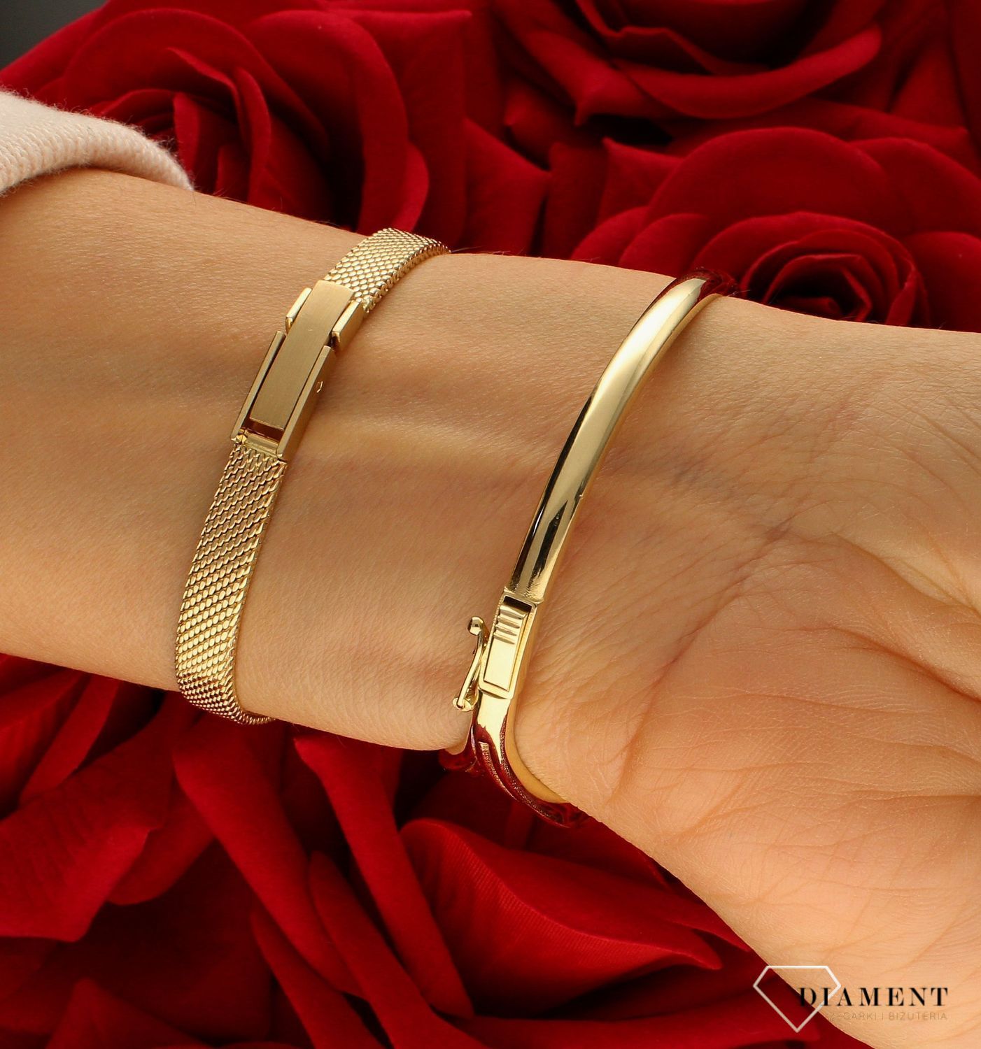 Złota bransoletka damska 585 sztywna DIA-BRA-11035-585.jpg