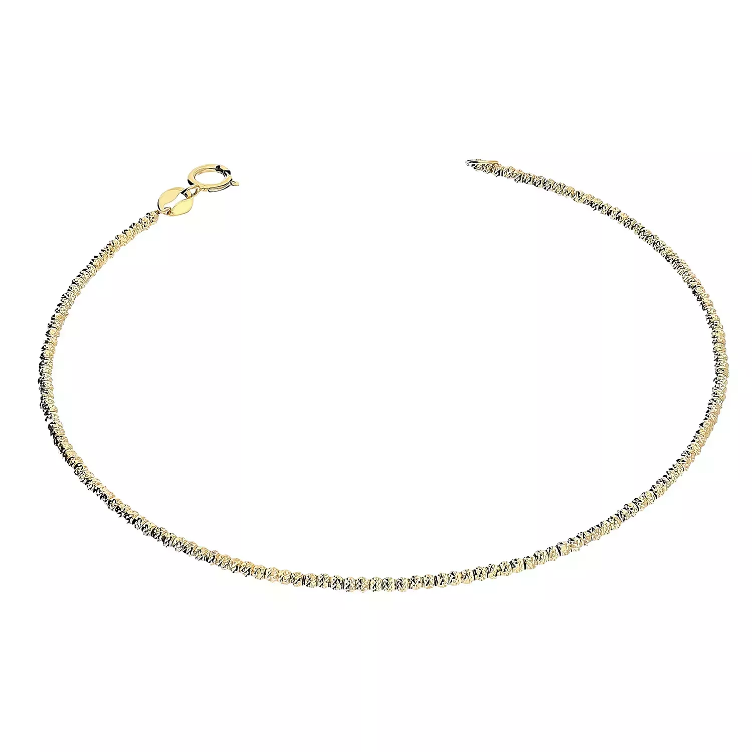 Bransoletka damska złota 585 Grawerowane kulki DIA-BRA-11218-585.webp