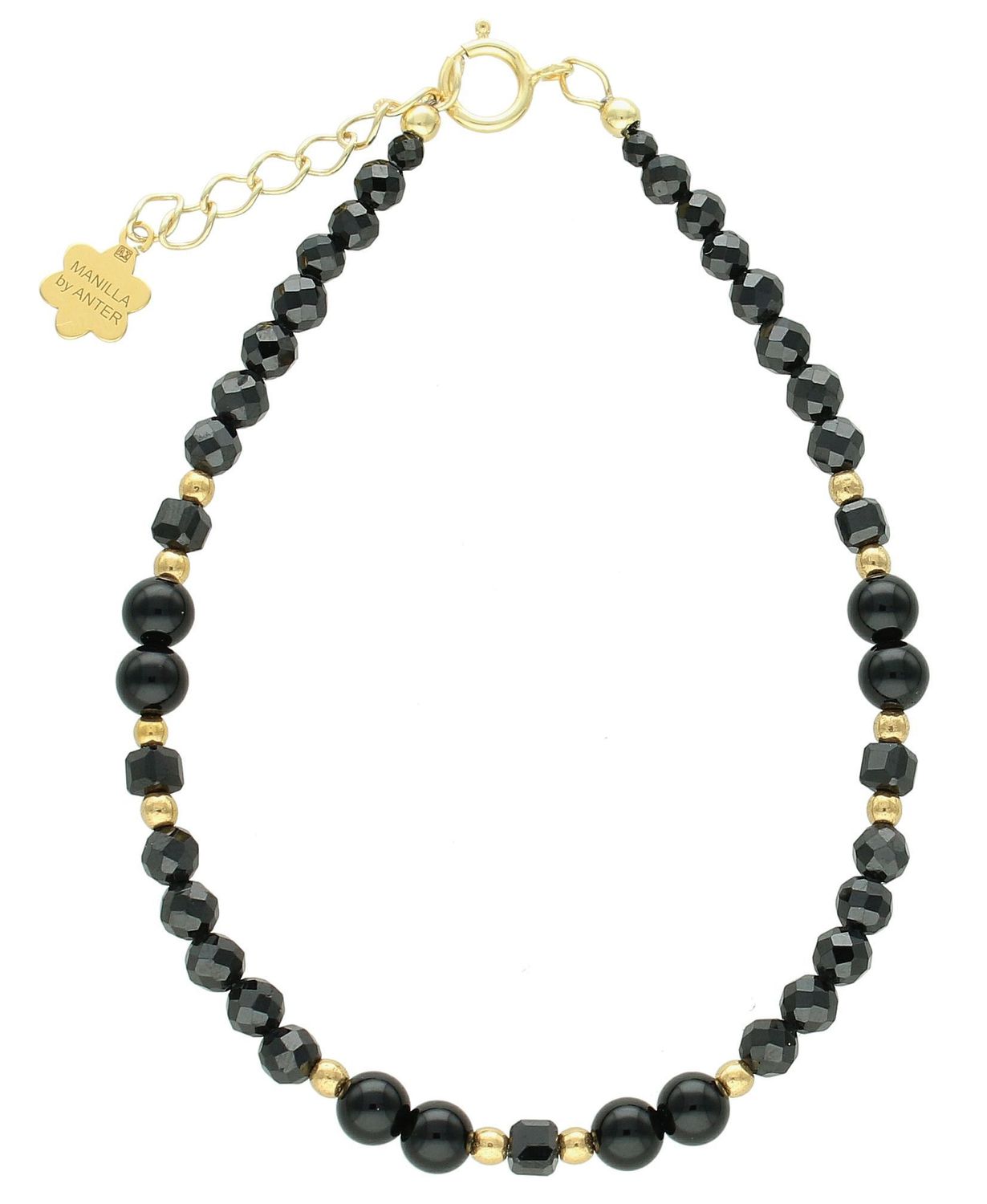 Srebrna bransoletka damska 925 kamienie naturalne turmalin, spinel, agat DIA-BRA-11435-925. Srebrna bransoletka damska. Bransoletka z kamieniami naturalnymi. Bransoletka z koralikami na prezent. Bransoletka z turmalinem i spinelem i a1.jpg