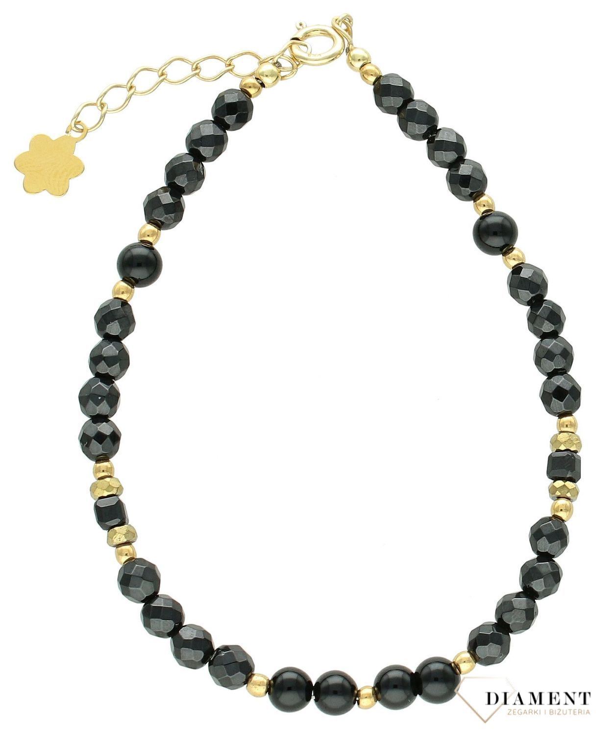 Srebrna bransoletka damska 925 kamienie naturalne turmalin, spinel, agat DIA-BRA-11436-925. Srebrna bransoletka damska. Bransoletka z kamieniami naturalnymi. Bransoletka z koralikami na prezent. Bransoletka z turmalinem i spinelem i a1.jpg