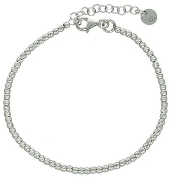 Srebrna bransoletka damska 925 grawerowane kuleczki DIA-BRA-11725-925 (2).jpg