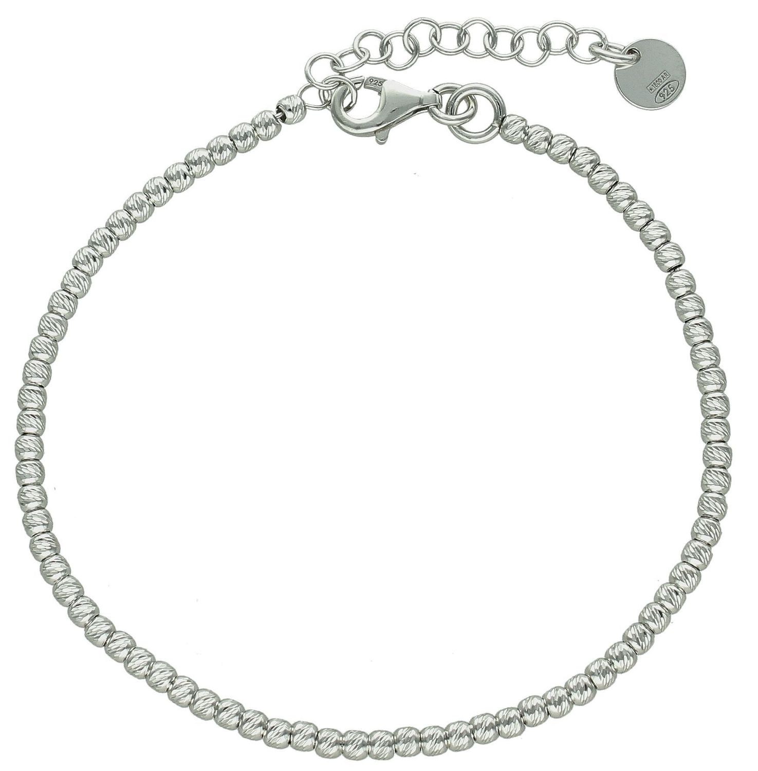 Srebrna bransoletka damska 925 grawerowane kuleczki DIA-BRA-11725-925 (2).jpg