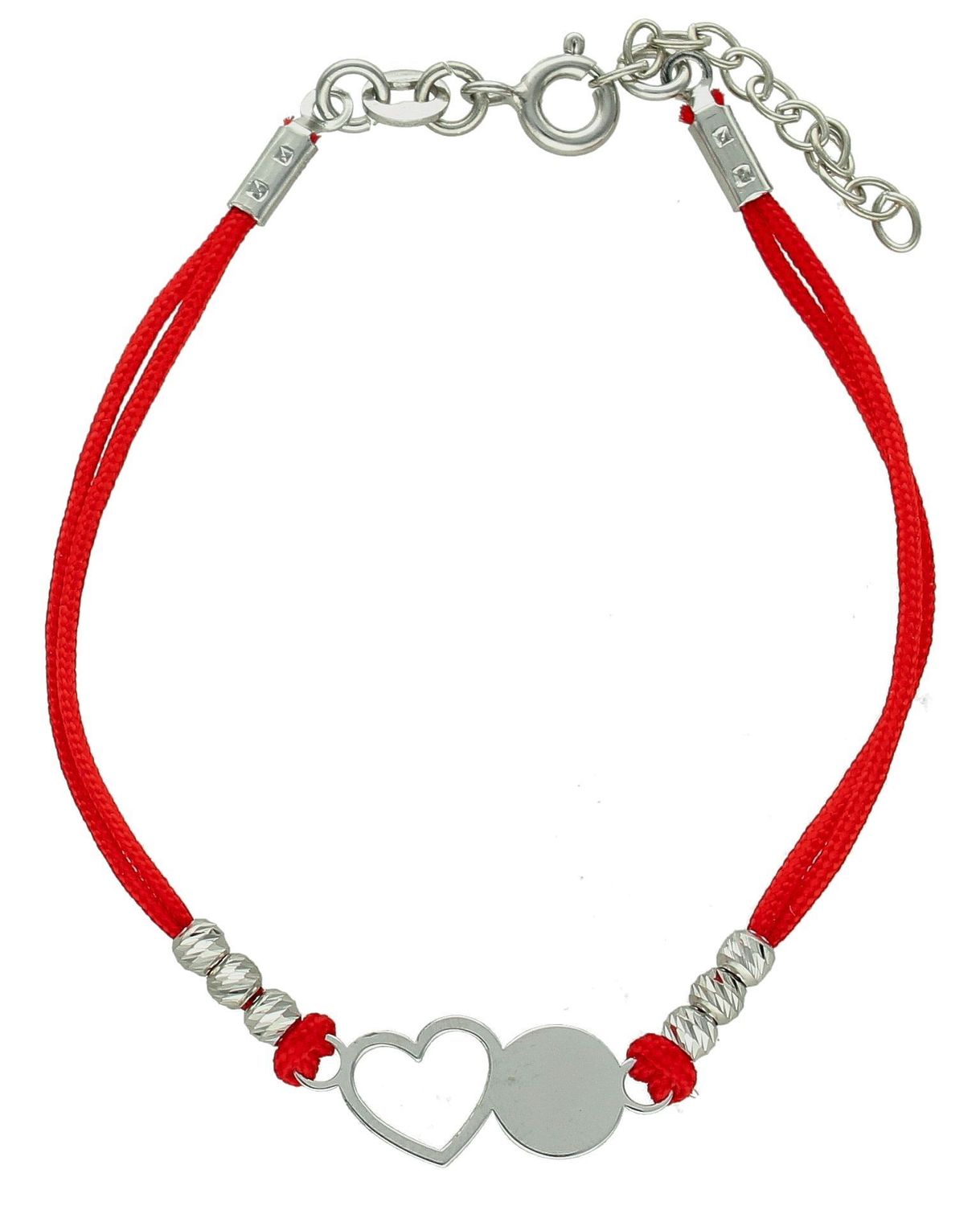 Srebrna bransoletka na czerwonym sznurku z sercem DIA-BRA-11770-925 (2).jpg