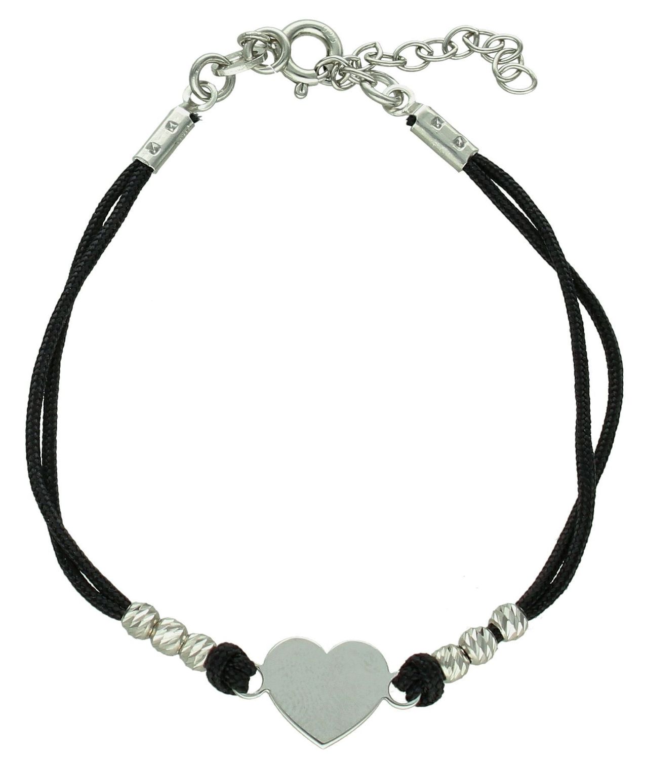 Srebrna bransoletka na czarnym sznurku z sercem DIA-BRA-11772-925 (2).jpg