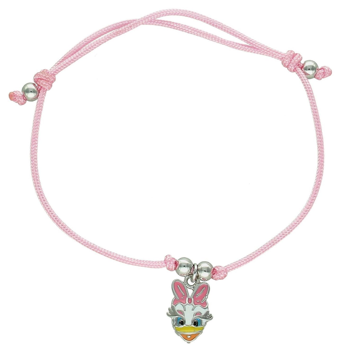 Srebrna bransoletka na różowym sznurku dla dziewczynki z Daisy DIA-BRA-11870-925 (1).jpg