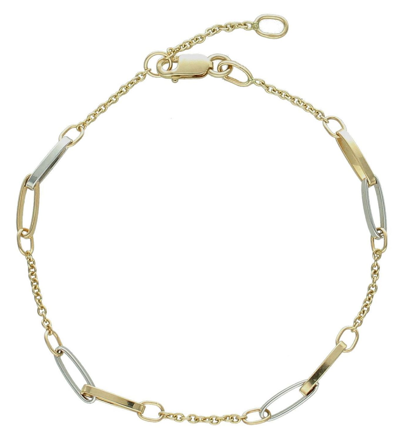 Złota bransoletka damska 585 z dodatkiem białego złota DIA-BRA-11996-585 (2).jpg