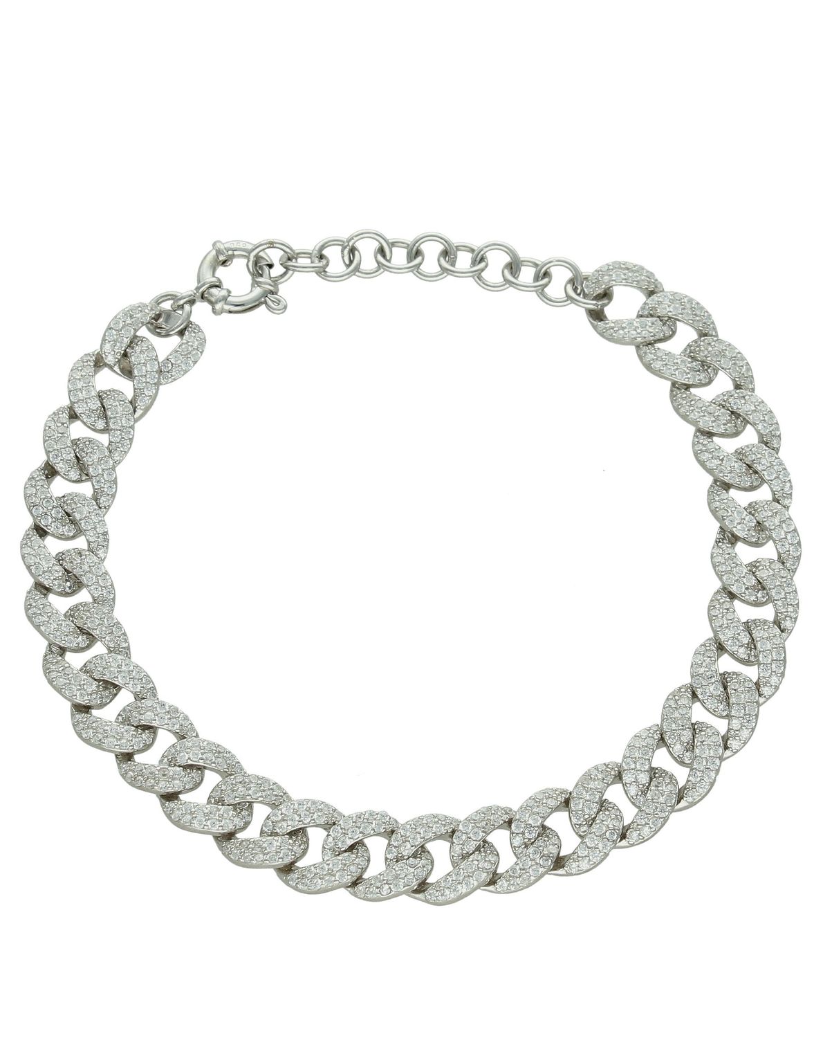 Srebrna bransoletka damska 925 pancerka zdobiona cyrkoniami DIA-BRA-12236-925. Srebrna bransoletka damska. Bransoletka srebrna z cyrkoniami. Srebrna bransoletka pancerka. Bransoletka bogato zdobiona na prezent..jpg