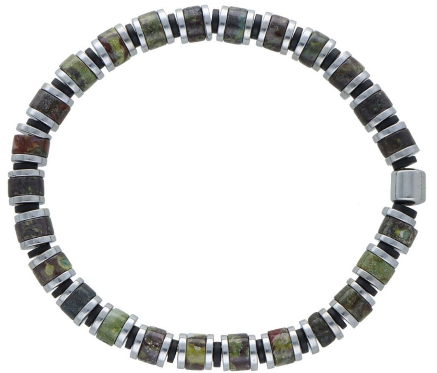 Bransoletka jadeit DIA-BRA-12562-INNE Bransoletka na gumce to biżuteria cechująca się oryginalnością i wygodą, która zachwyci każdą kobietę. Oryginalny pomysł na prezent. Elegancka1.jpg