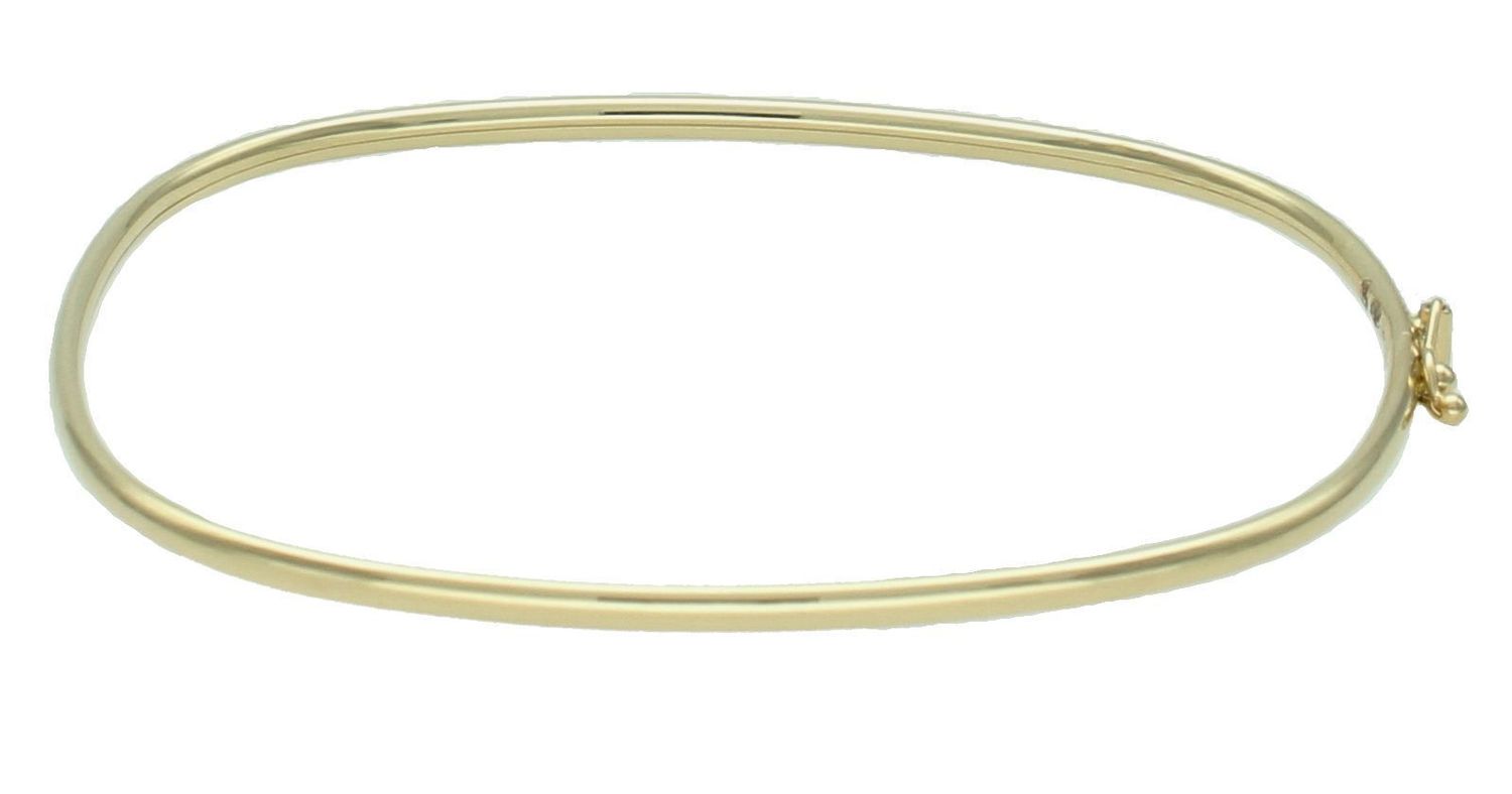 Złota bransoletka damska 585 sztywna z gładką powierzchnią DIA-BRA-12631-585 (1).jpg