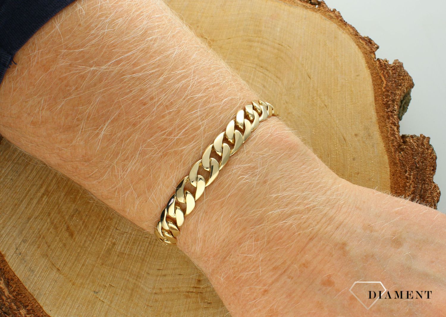 Bransoletka złota pancerka próba 585 21 cm DIA-BRA-12645-585 (2).jpg