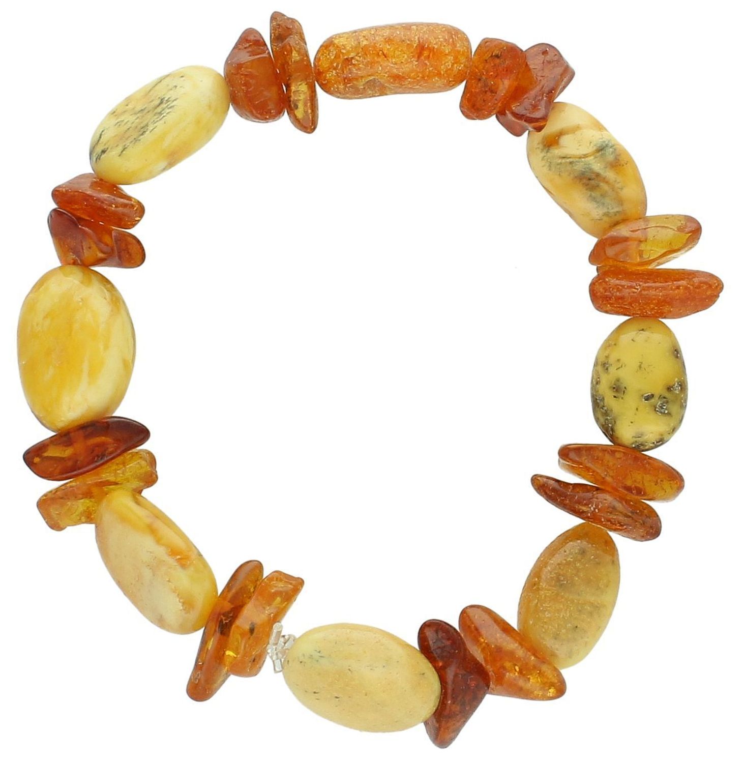 Bransoletka damska bursztyn bałtycki DIA-BRA-12718-INNE  Efektowna bransoletka z bursztynu wykonany z niezwykłą starannością i dbałością o każdy szczegół. Bransoletka z bursztynu ma często dużą wartość artystyczną.1.jpg