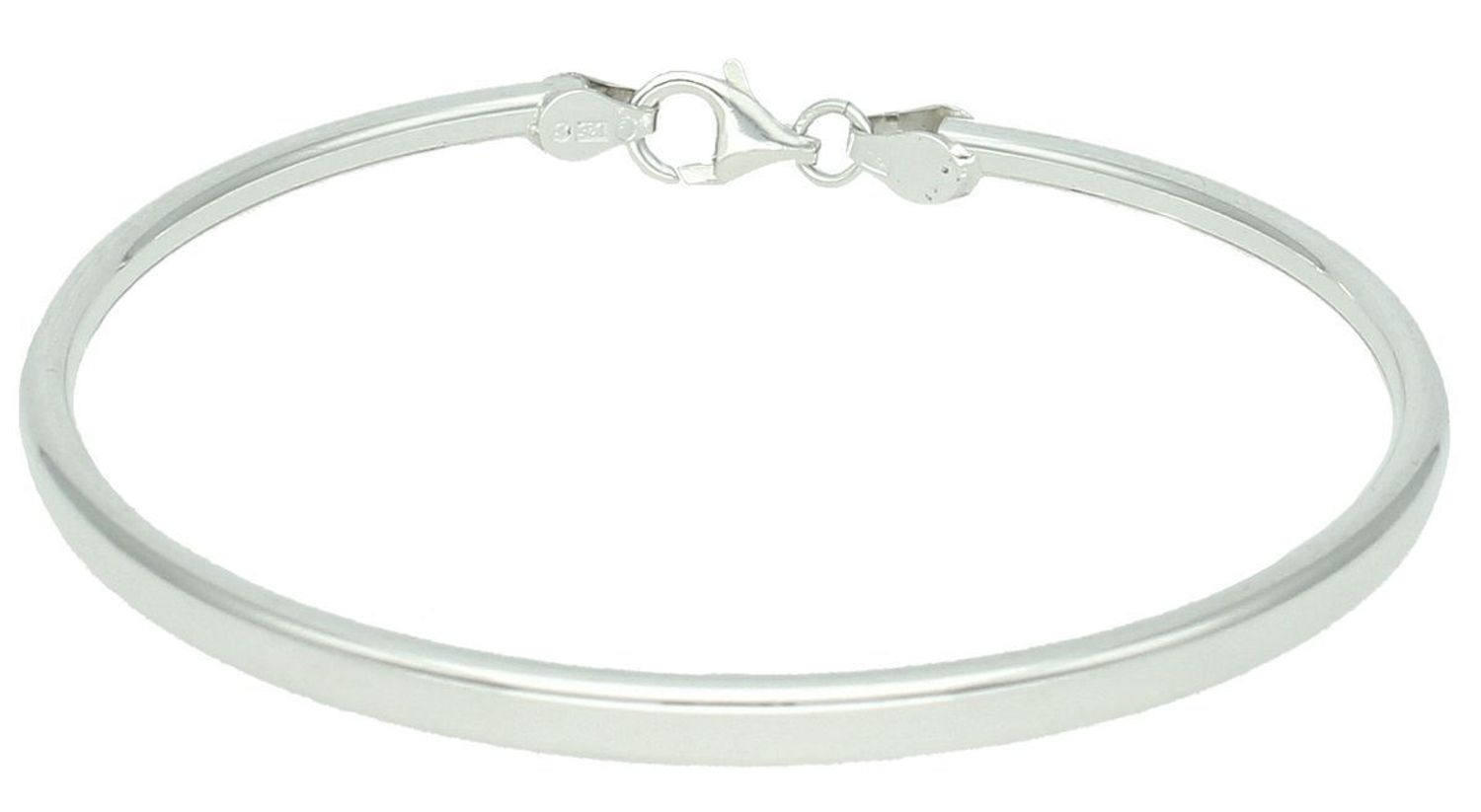 Bransoletka srebrna sztywna okrągła DIA-BRA-12831-925 Bransoletka wykonana z najwyższej jakości srebra. Idealny pomysł na prezent dla każdej kobiety. 1.jpg
