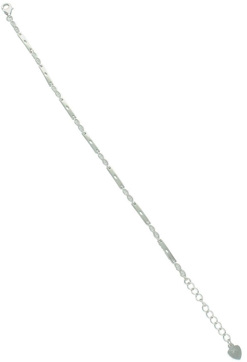 Bransoletka damska srebrna 925 z cyrkoniami DIA-BRA-13097-925 – 17+3 cm.jpg